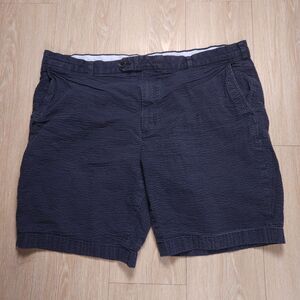 Brooks Brothers Genuine Seersucker Bermuda Shorts Men's 42 100% Cotton Blue